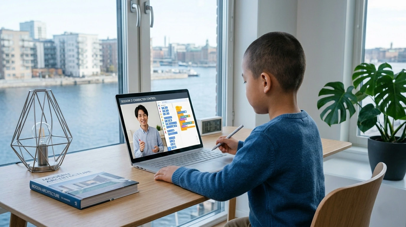 Interactive & Efficient Online Math Tutoring for 4-Year-Olds