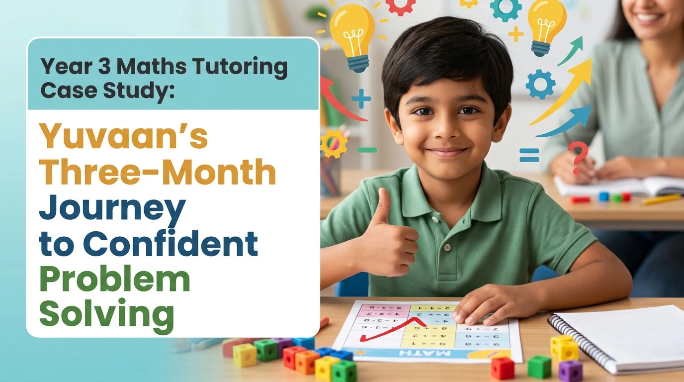 Year 3 Maths Tutoring Case Study: Yuvaan's Three-Month Journey to Confident Problem Solving
